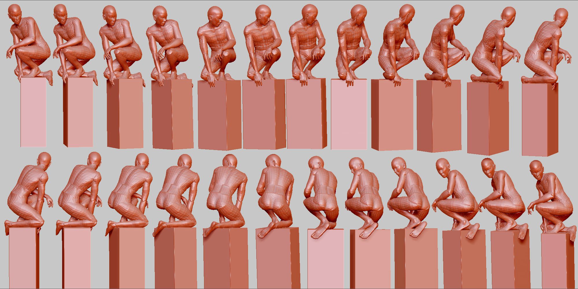 狭い足場で膝をつく ポーズ 1 髪と形 狭い足場で膝をつく ポーズ 1 髪と形