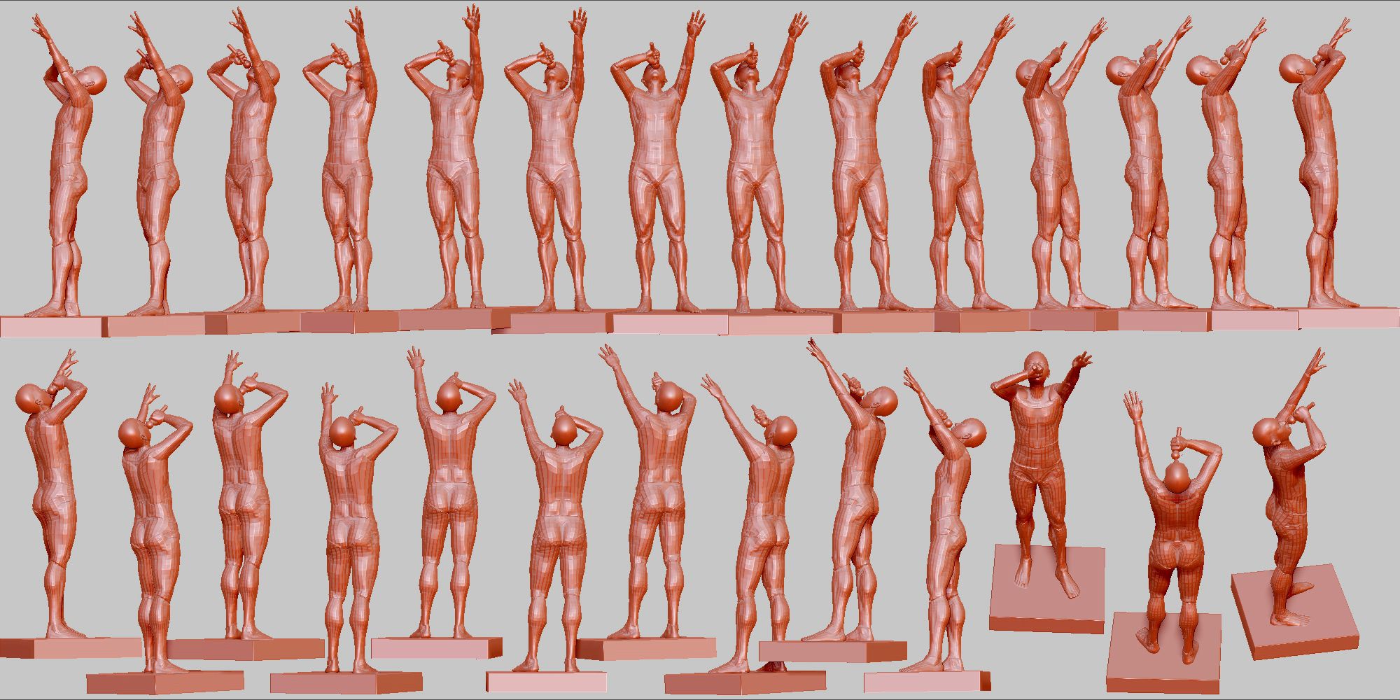 歌う 05 ポーズ 1142 髪と形 歌う 05 ポーズ 1142 髪と形