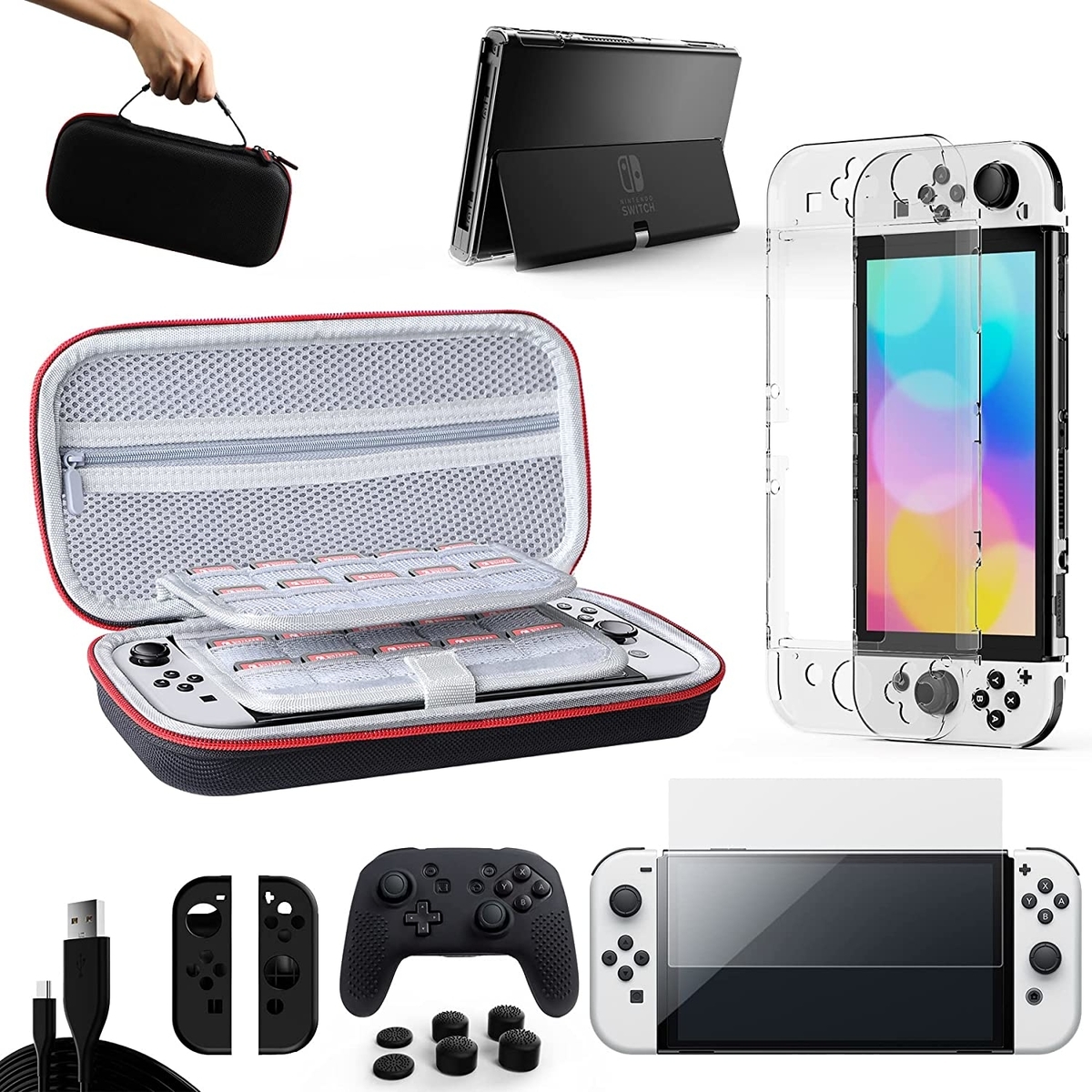 Switch】新型スイッチ(有機ELモデル)の買うべき周辺機器14選
