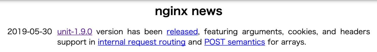 nginx.orgのnews