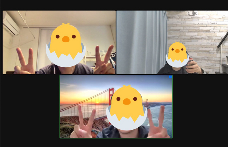 プログラム最終日の懇親会の様子