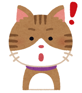アイデアをひらめいた様子を猫のイラストで表現