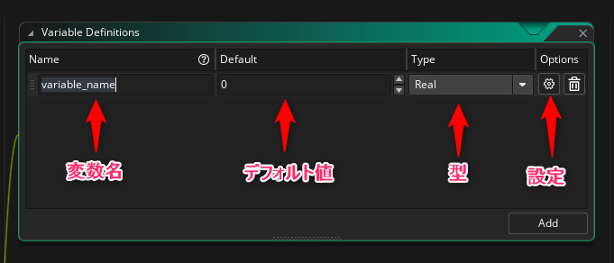GMS2】オブジェクトの変数定義の設定と使い方 - オレンジブログ