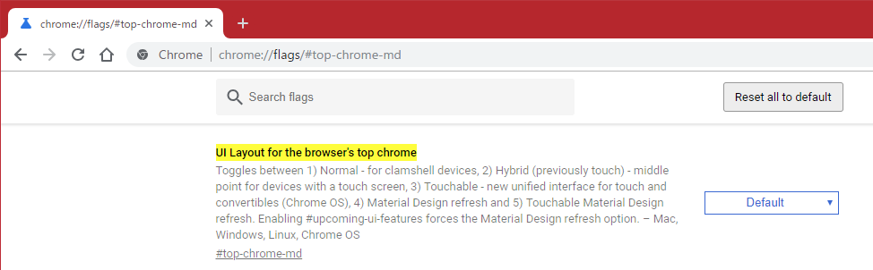 Google Chrome 69 新デザインを戻す方法 71以降はこの方法は廃止 Orangeitems S Diary