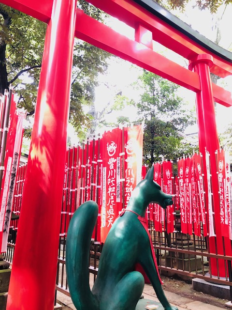 豊川稲荷　奥の院鳥居