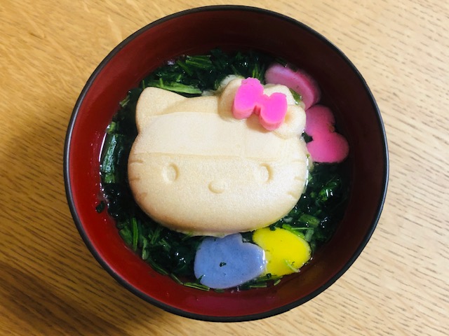 不室屋　お吸い物　キティちゃん