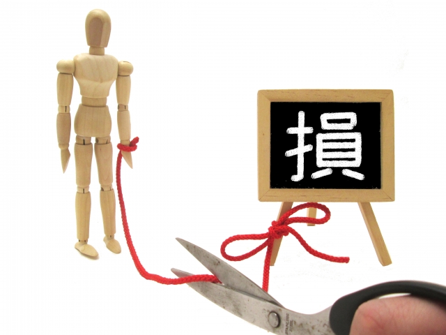 損切りするところ