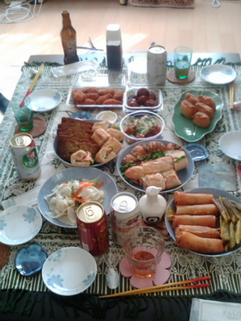  2013年10月27日、自宅で持寄りランチ！