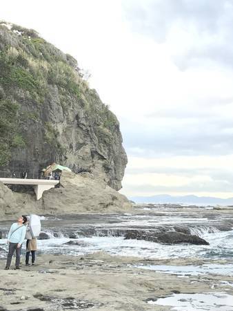 2019/05/03、江ノ島。岩屋のそば。