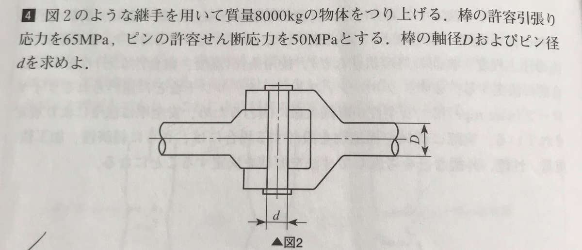 材料力学 ピン,材料力学 引張り応力,材料力学 せん断応力