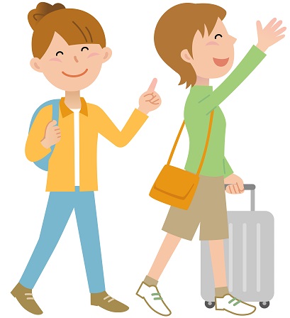 海外旅に出る女子