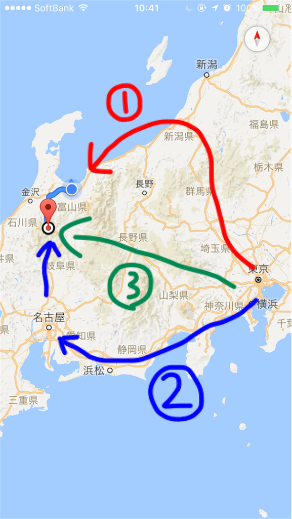 東京から白川郷への旅程覚書 Orie13a