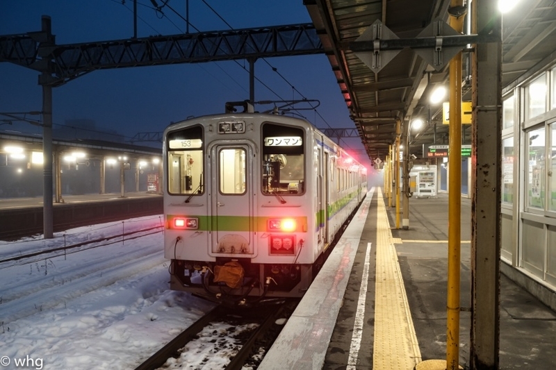 海霧に煙る・・