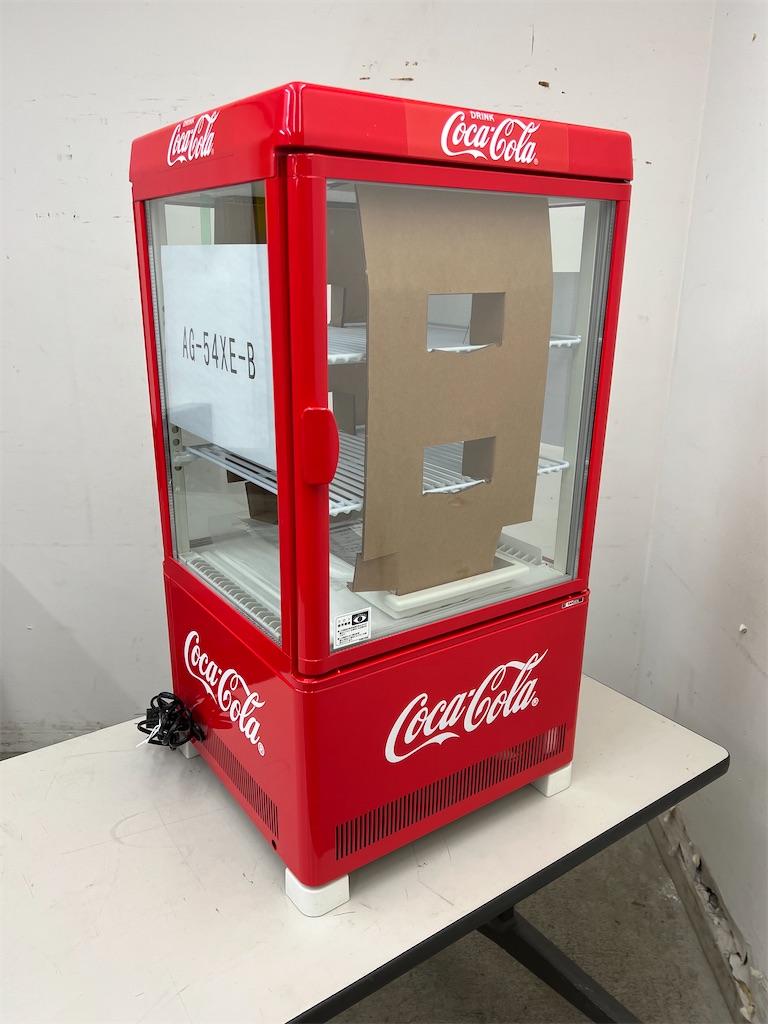 コカ•コーラー卓上冷蔵ショーケースAG-54XE(未使用品)が入荷しま