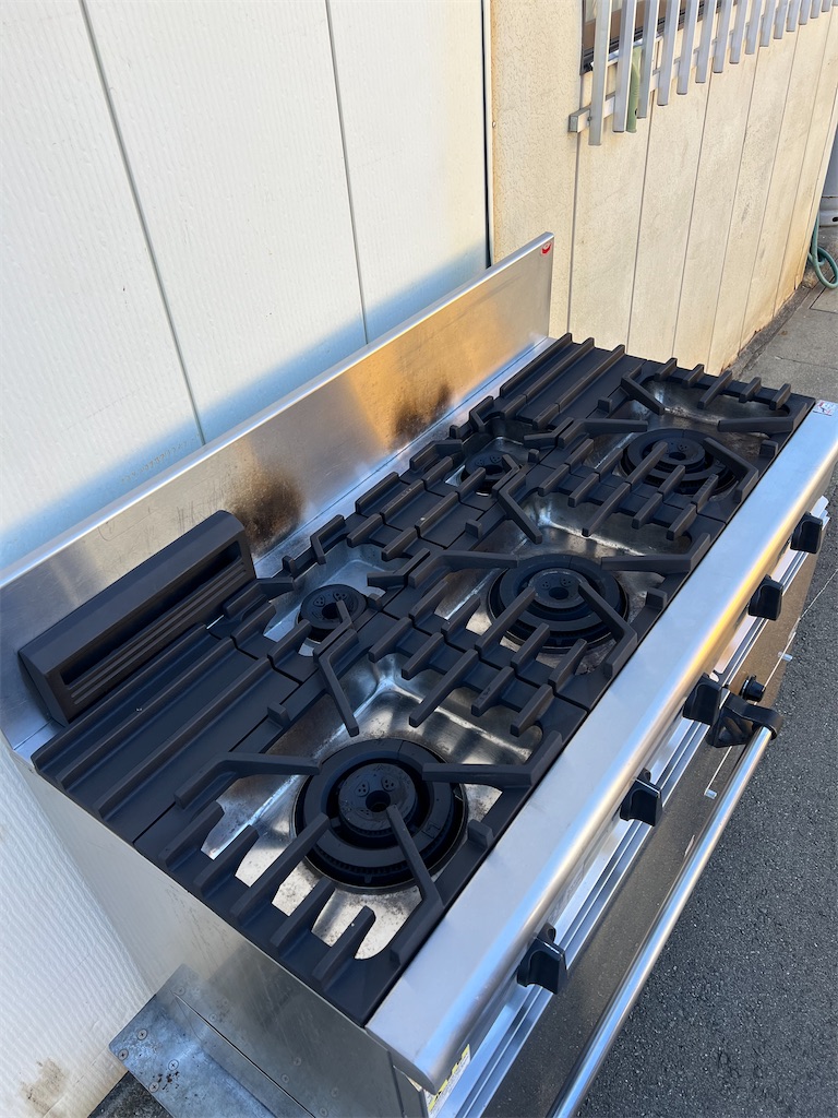 オーブン付きガスレンジ 「 RGR-1265B」を再生＆修理いたしました