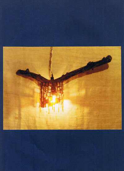 99(ﾍﾟﾝﾀﾞﾝﾄ) W45/D12/H22(cm) 素材/木・ｶﾞﾗｽ・ﾋﾞｰｽﾞ