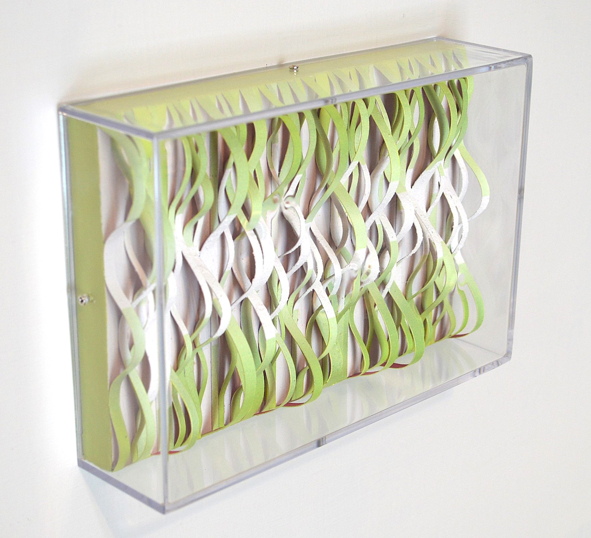 91 Color ripples Yellow Green14×20×5.5 