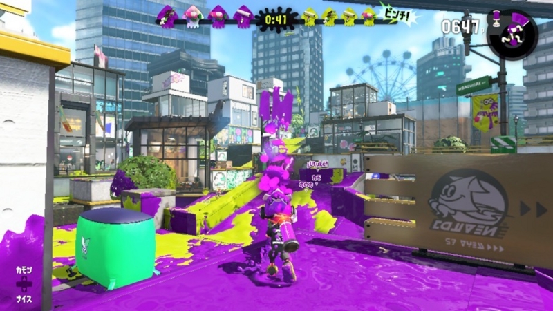 スプラトゥーン2 先行試射会 タテ振り