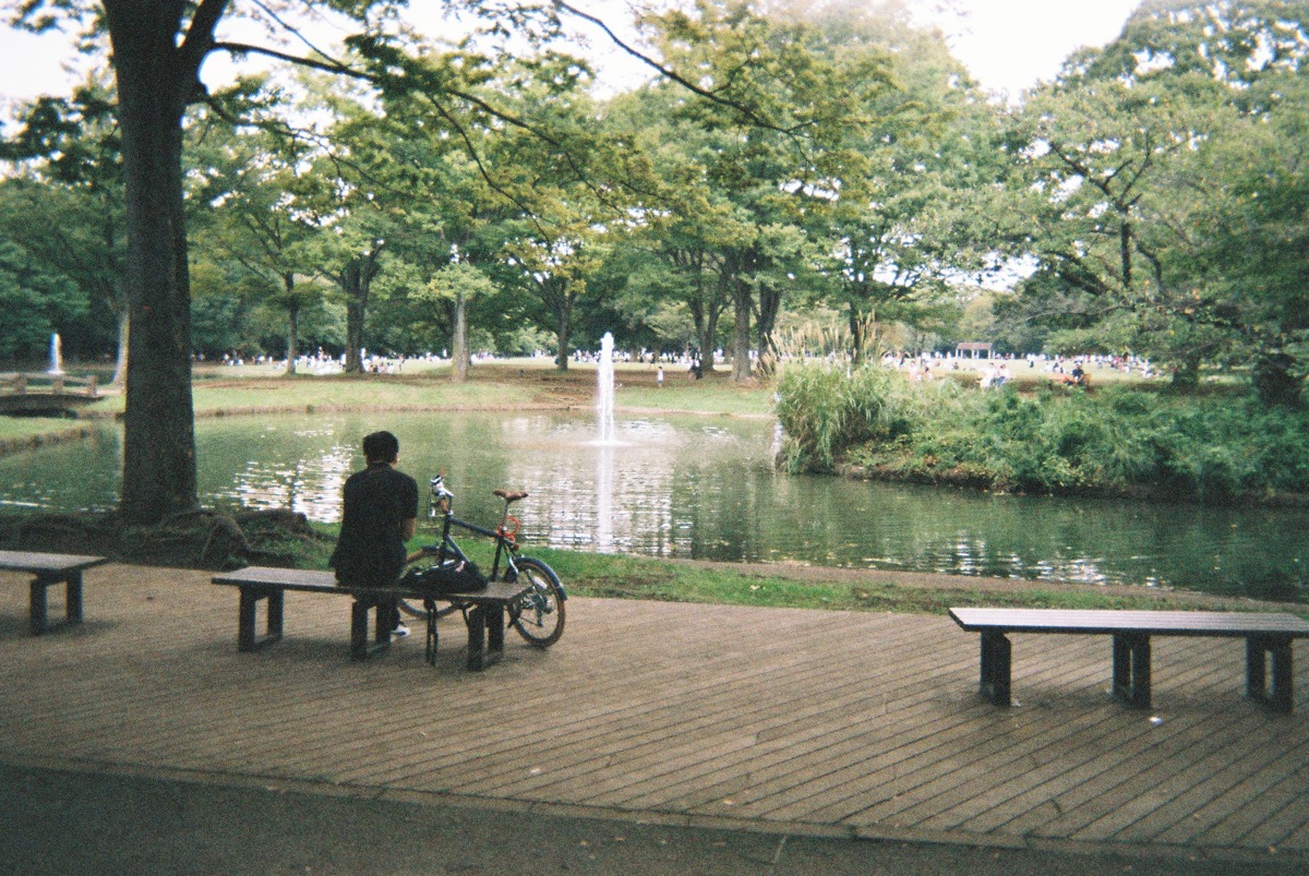 代々木公園（写ルンですで撮影）