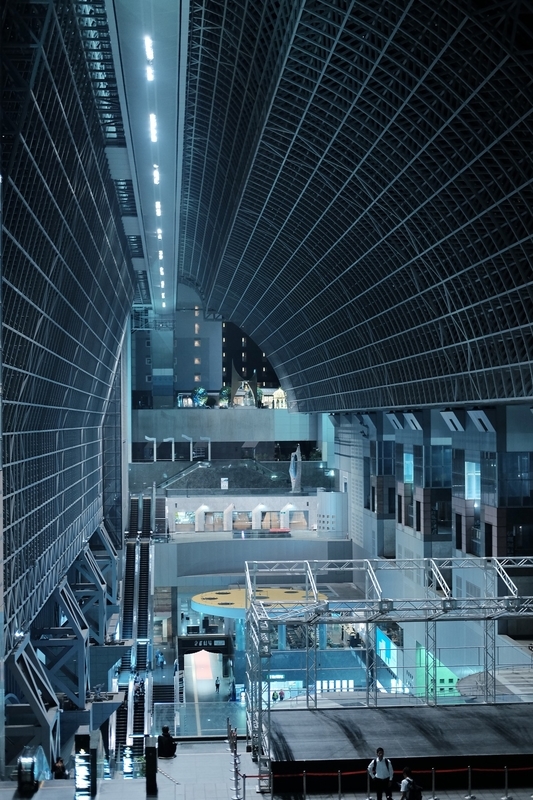 京都駅の吹き抜け(縦) 京都駅の吹き抜け(縦)