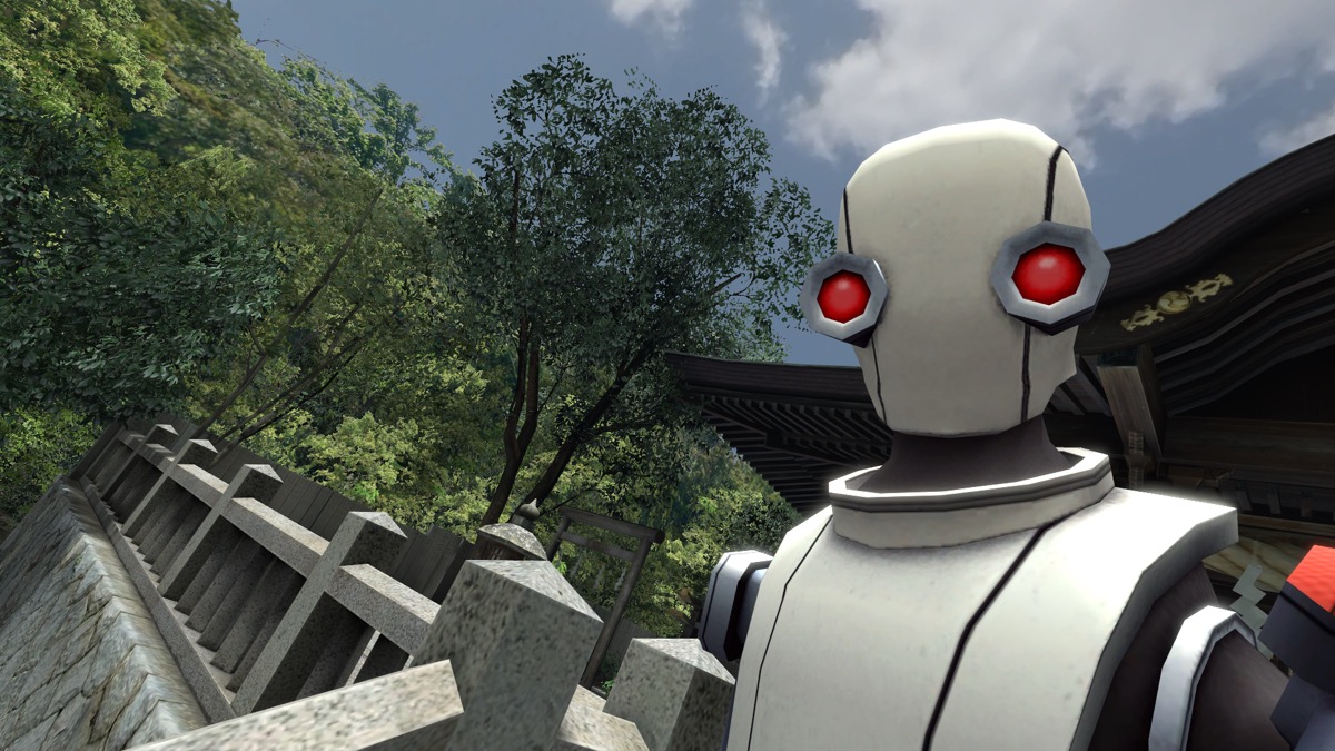 VRChat「Japan Shrine」で自撮り VRChat「Japan Shrine」で自撮り