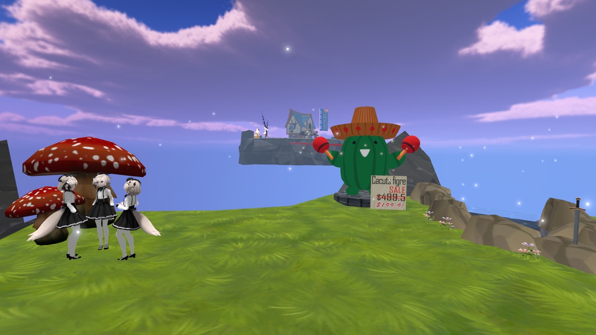 VRChat「1619Hz」の浮島 VRChat「1619Hz」の浮島