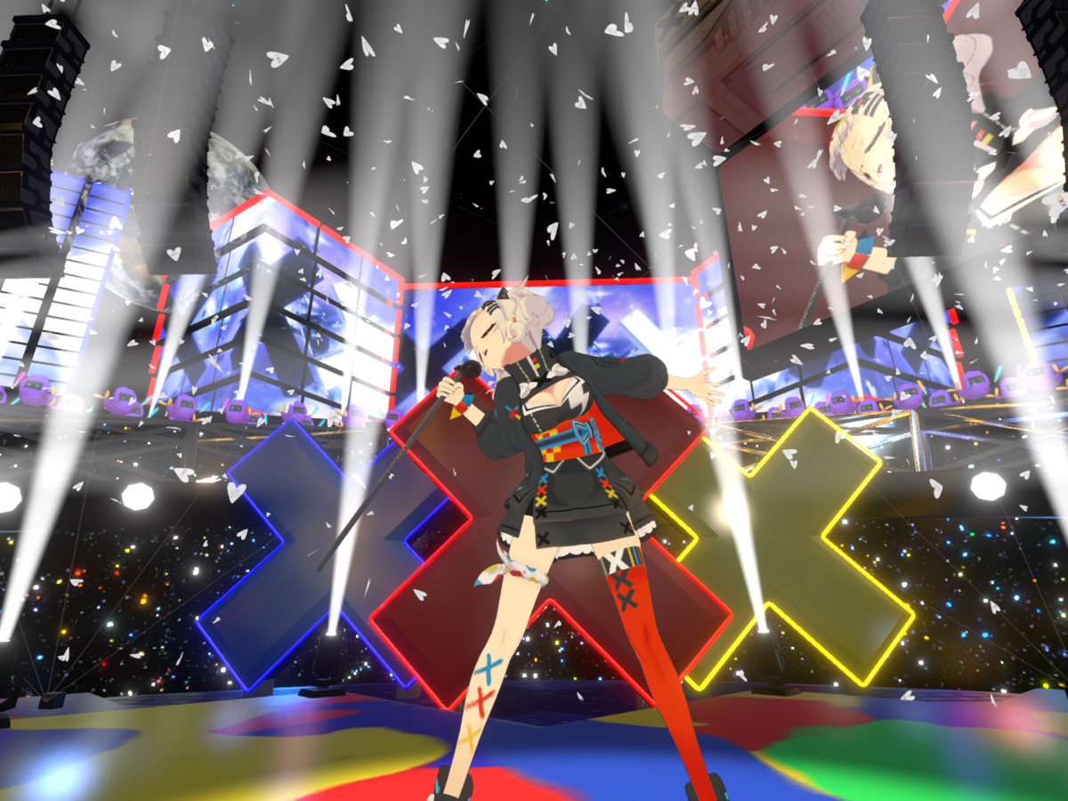 f輝夜月VRライブ