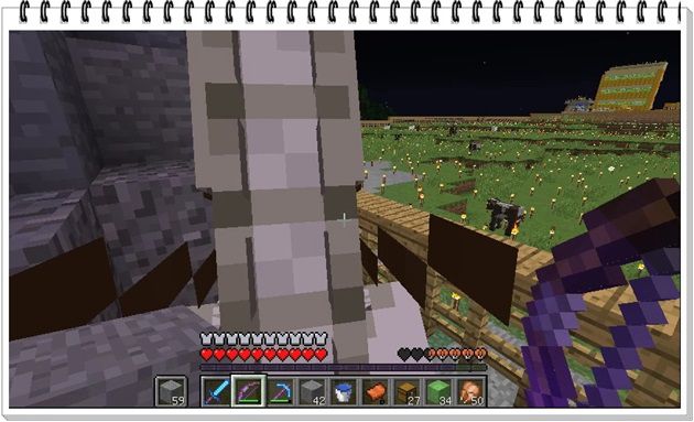 マインクラフト 67 スケルトンホース発見 捕獲なるか オロオロktのマイクラブログ