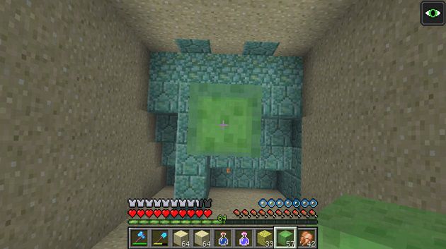 マインクラフト 海底神殿の水抜き方法 実践編 308 オロオロktのマイクラブログ