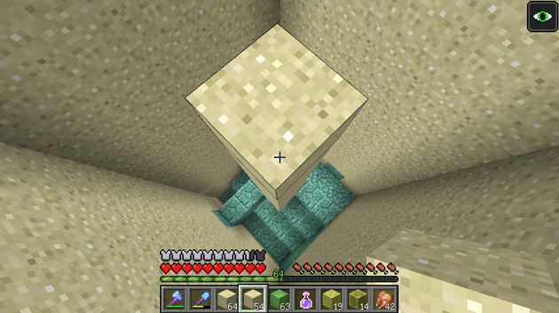 マインクラフト 海底神殿の水抜き方法 実践編 308 オロオロktのマイクラブログ