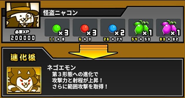 見て納得 ネゴエモンの性能と評価 戦闘では全く使えない イチから始める にゃんこ大戦争攻略ブログ