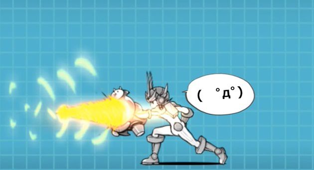 攻撃中のアキラ