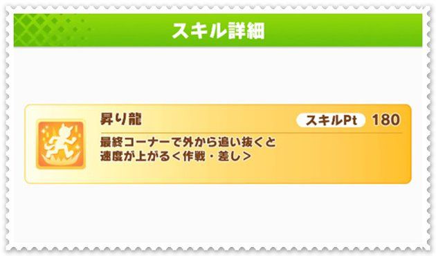 メジロライアン育成の注意点②