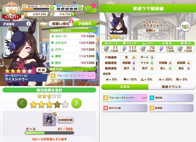 ライスシャワーの才能開花