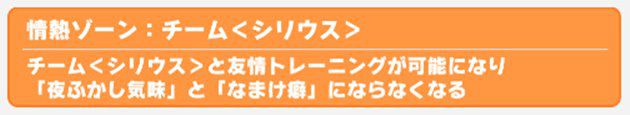 情熱ゾーンについて