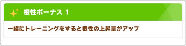 SSRメジロマックイーンの根性ボーナス