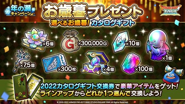 お歳暮カタログギフトの内容