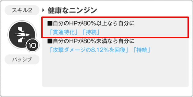 SSRアリスのスキル2の効果①