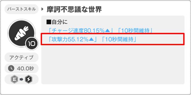 SSRアリスのバーストスキルの効果②