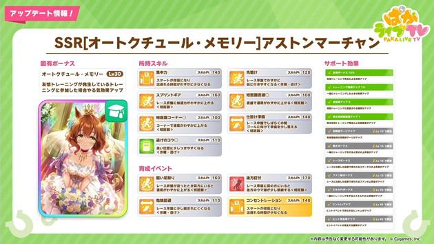 SSR花嫁マーチャンのスキル・性能