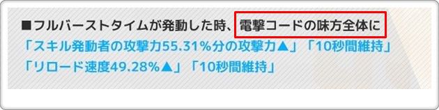 SSR水着アニスのスキル1の詳細2