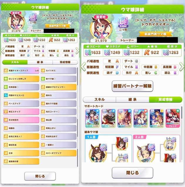 凱旋門賞チャンミ最強ウマ娘：第5位