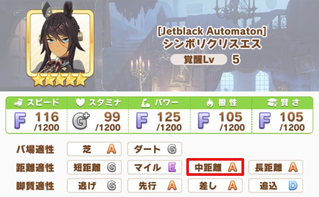 シンボリクリスエスの適正