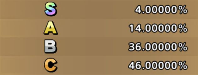 ピックアップの排出率