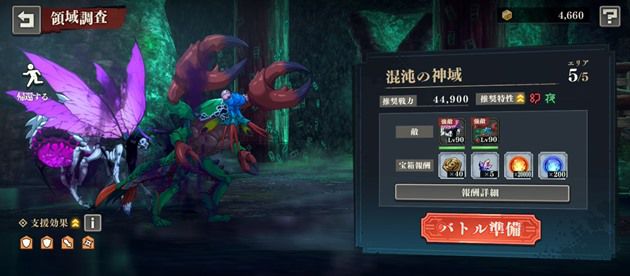 領域調査ベリーハードの立ち回り8