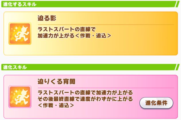 新衣装カフェの進化スキル2