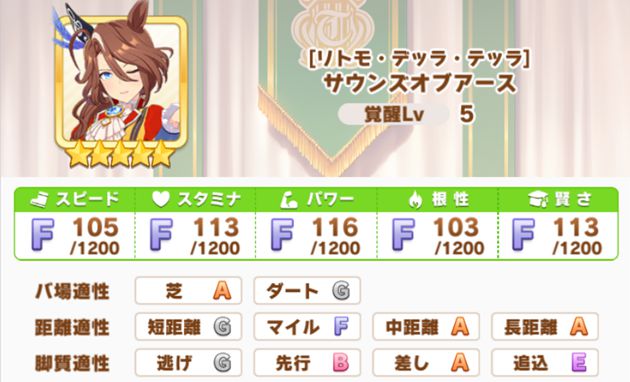 アースが強いレース