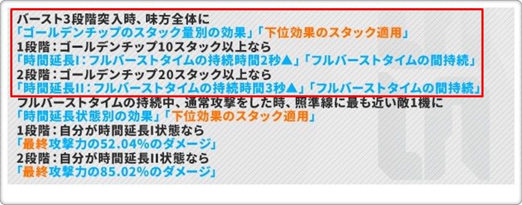 バニーソーダのスキル2詳細1