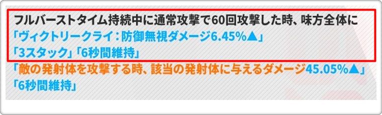 クレイのスキル1の詳細