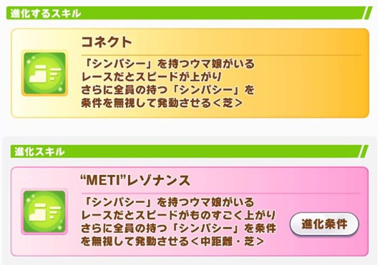 新ネオユニの進化スキル